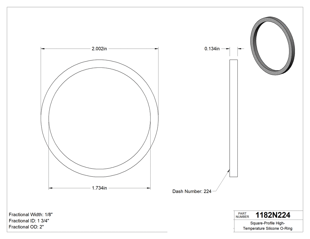 Technical drawing - 1182N224